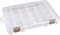 Floss Finder Box: Clear Sewing Organizer with 6 Compartments, 12 Dividers, Durable - Perfect for Embroidery Floss and Small Sewing Supplies Storage